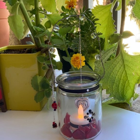 Magic Love ❤️ Lamp candelabrum skull Heart decor - Picture 1 of 16